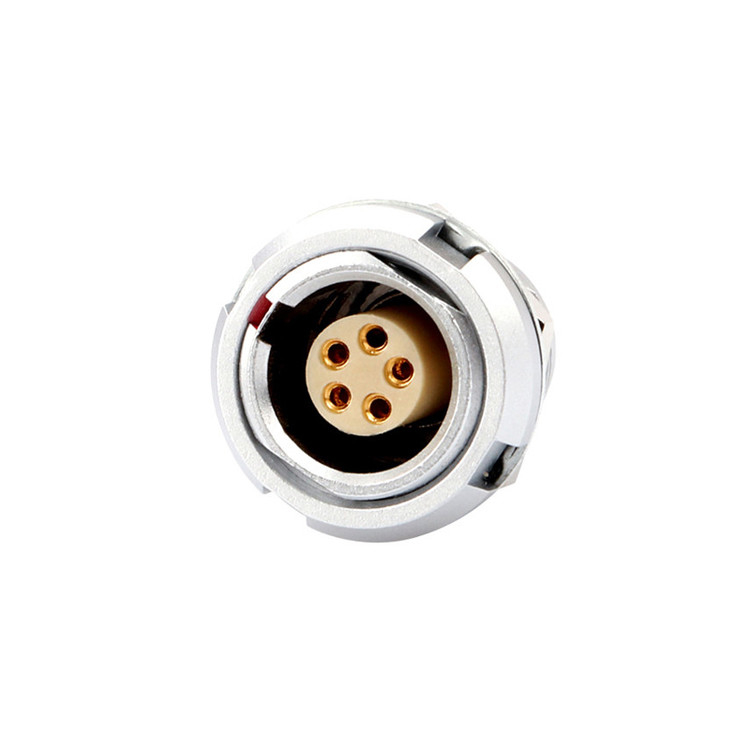 Industriewasserdicht B-Serie Z2 5 Pin Doppelmutter Schweißen Druckplatte Pin Kern gerade und in Winkel