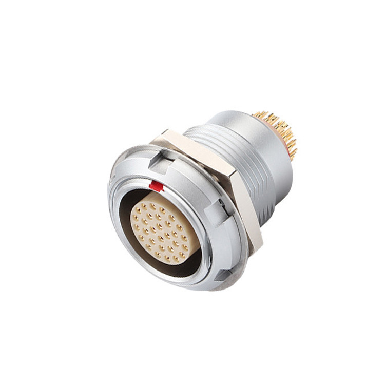 Industriewasserdicht B-Serie Z2 5 Pin Doppelmutter Schweißen Druckplatte Pin Kern gerade und in Winkel