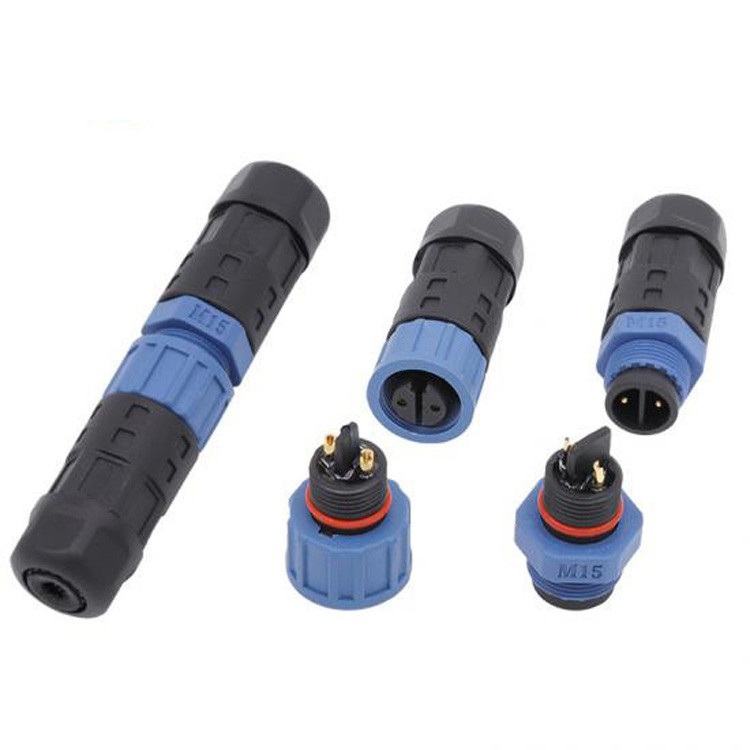 IP67 Wasserdichtes M15 Industrielles Kreislaufanschluss