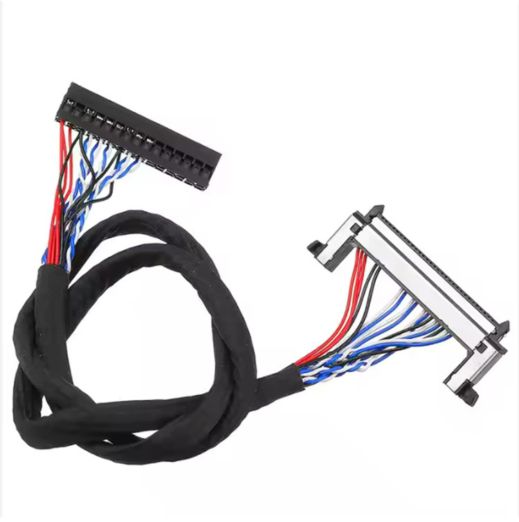 Anzeigen-Kabel 30 UL1571 28AWG Lvds Pin 1.0mm zu Du Pont 2*15 Pin-Verbindungsstück 2.0mm