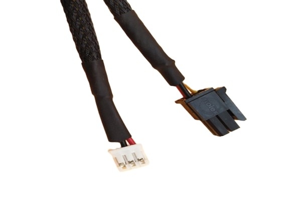 passte schwarzes Verbindungsstück-Mikro 2*2p Molex 43025 3.0mm Neigung zu 3pin Jst - Kabelbaum Ph2.0 26awg