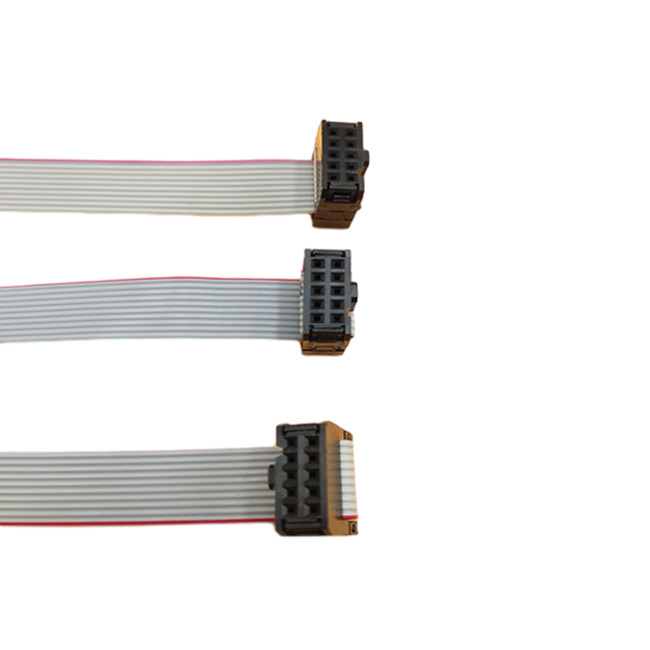 Falz-Werkzeug-flache Flachkabel-Versammlung mit IDC 10 Neigungs-Buchse Pin 2.54mm