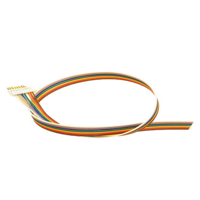 Elektronisches flaches Regenbogen-Flachkabel, 2.0mm Neigungs-Verbindungsstück-flaches Verbindungsstück-Kabel