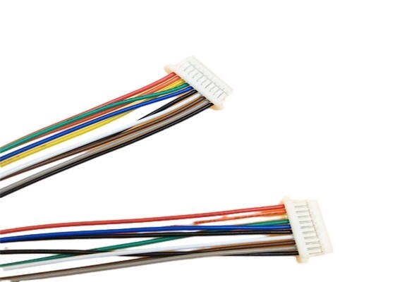 Sprecher-kundenspezifischer Kabelbaum Mikro- Jst 10 Neigungs-Behälter-Flanschdose Pin SH-1.0mm