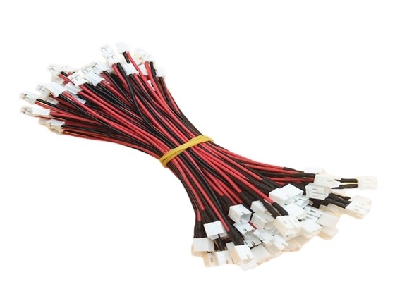 Rot und schwärzen Sie 26 kundenspezifischen Mann Jst pH 2PIN Kabelbaum AWG-Lehre zum Steckerbuchse-Kabel