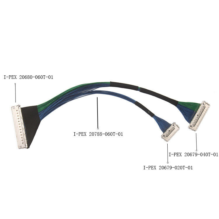 EMI-Schutz 60-Pin Mikro-Koaxialkabel, I Pex CABLINE-CA II PLUS LVDS EDP Kabel mit 20788 060T 01