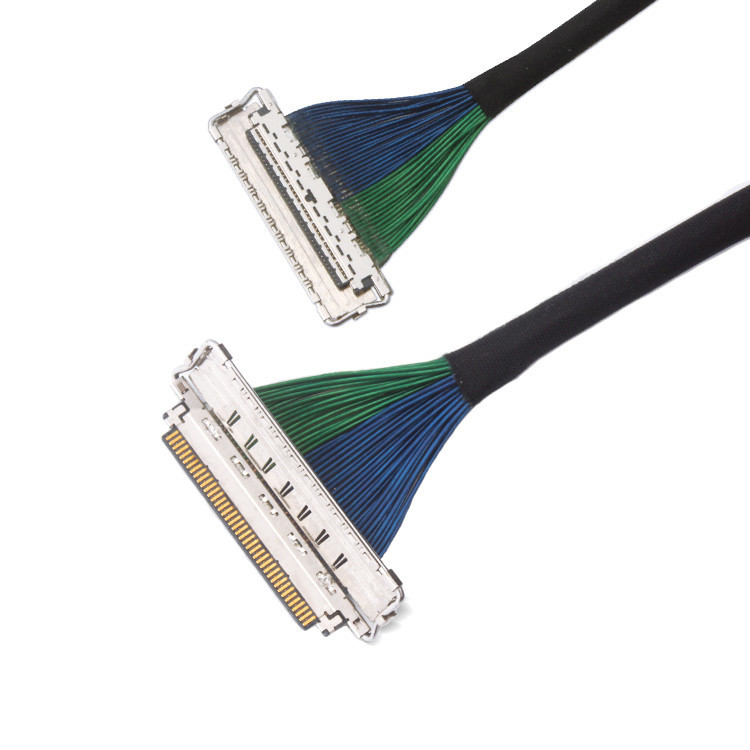 EMI-Schild LVDS-Kabel mit 0,4 mm Abstand I-Pex Mikro-Koaxialanschluss mit 20788 20679 30-Pin 40-Pin 50-Pin