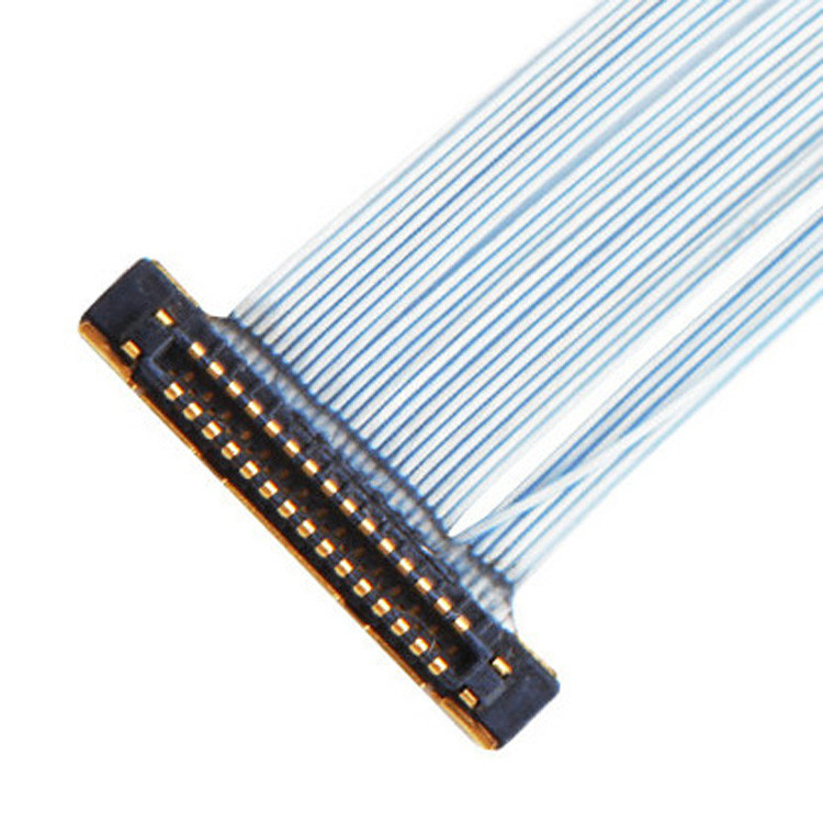 Für Überwachungskameras, eine Mikrokoaxialkabelanlage mit 0,25 mm Pitch KEL XSLS20-30