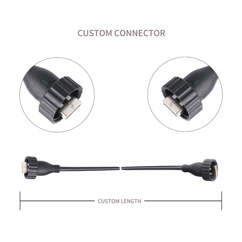 Art männliche Art USB2.0 A männliche Art A BIS USB2.0 ein Verbindungsstück-Kabel industriell
