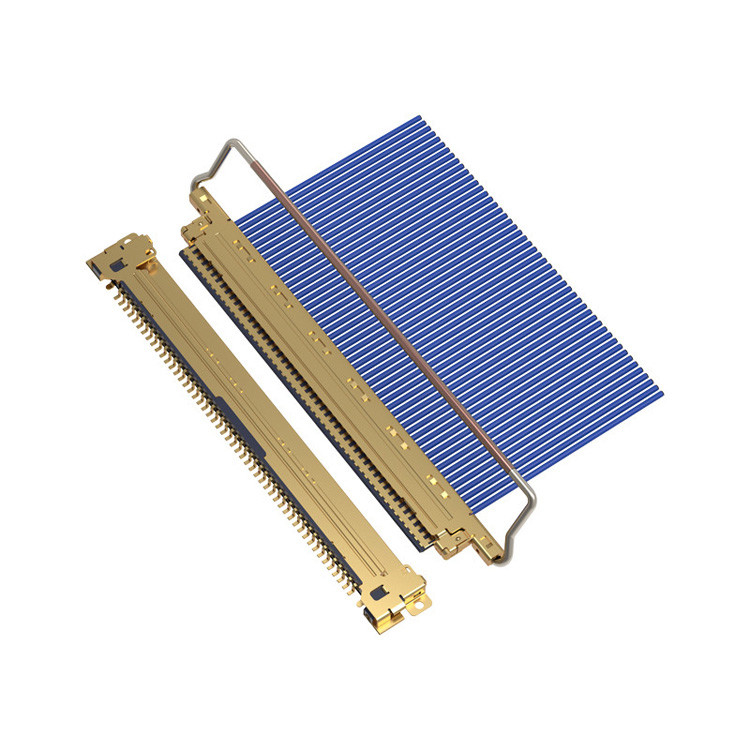 CABLINE-VS 20453-250T-03S 50-Pin Mikrokoaxialanschluss mit 0,5 mm Abstand mit einem horizontalen Paarungstyp