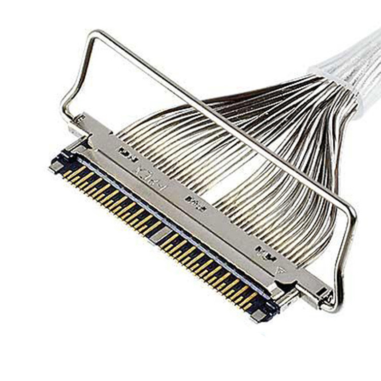 CABLINE-CX II 40-Pin-Kabel ohne Abdeckung, mit 20978-040T-01, A40-Pin-LVDS-Anschluss mit 0,25 mm Schrägkeit und Horizont
