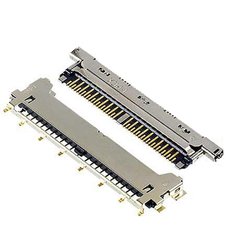 CABLINE-CX II 40-Pin-Kabel ohne Abdeckung, mit 20978-040T-01, A40-Pin-LVDS-Anschluss mit 0,25 mm Schrägkeit und Horizont