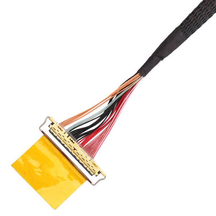 Fabrik 36AWG Lvds Kabelmontage I Pex 20453-240t-01 bis 20453-240t-01 40P 0,4 mm Abstand