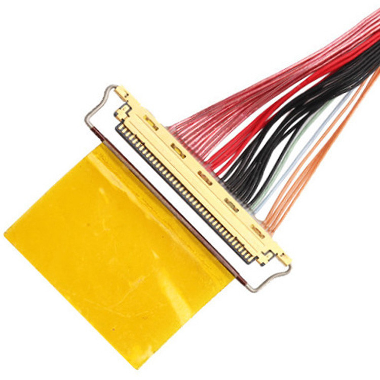 Fabrik 36AWG Lvds Kabelmontage I Pex 20453-240t-01 bis 20453-240t-01 40P 0,4 mm Abstand