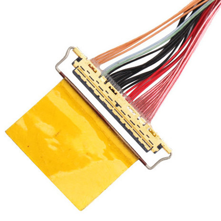 Fabrik 36AWG Lvds Kabelmontage I Pex 20453-240t-01 bis 20453-240t-01 40P 0,4 mm Abstand