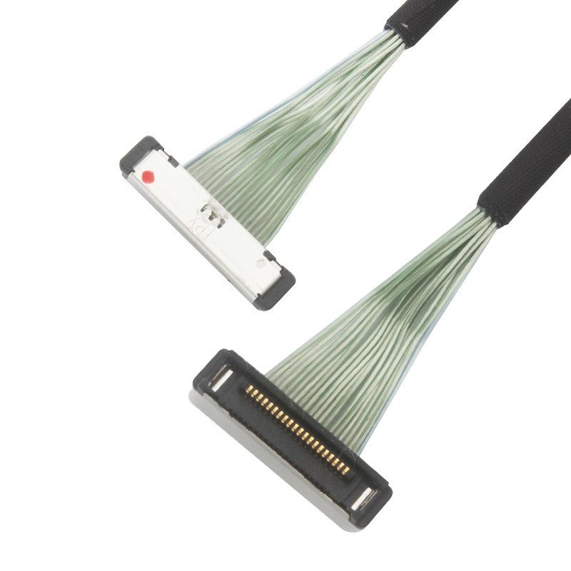 0.4mm Abstand IPEX 20380-R20T-06 Mikrokoaxialkabel Lvds-Anschlusskabel 20P 0,4mm Abstand