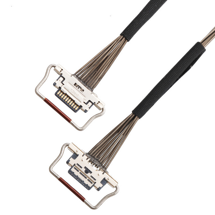 Fabrik 10-Pin Mikro-Koaxialkabel 0,4mm Tonhöhe 20633-310T-01S Lvds für Wärmekamera