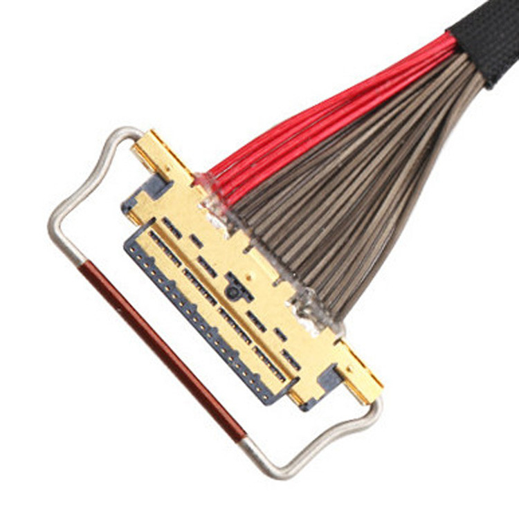 Fabrik UL EDP LVDS Koaxialkabel I PEX 0,4 mm Schwung 20633-220T-01S 20 Nadel