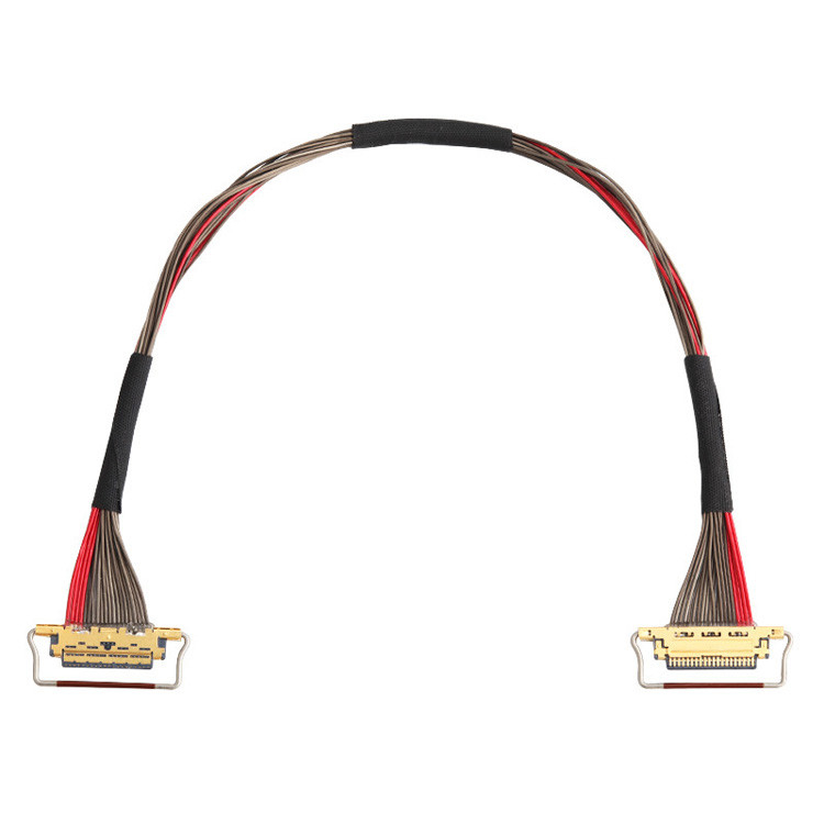Fabrik UL EDP LVDS Koaxialkabel I PEX 0,4 mm Schwung 20633-220T-01S 20 Nadel