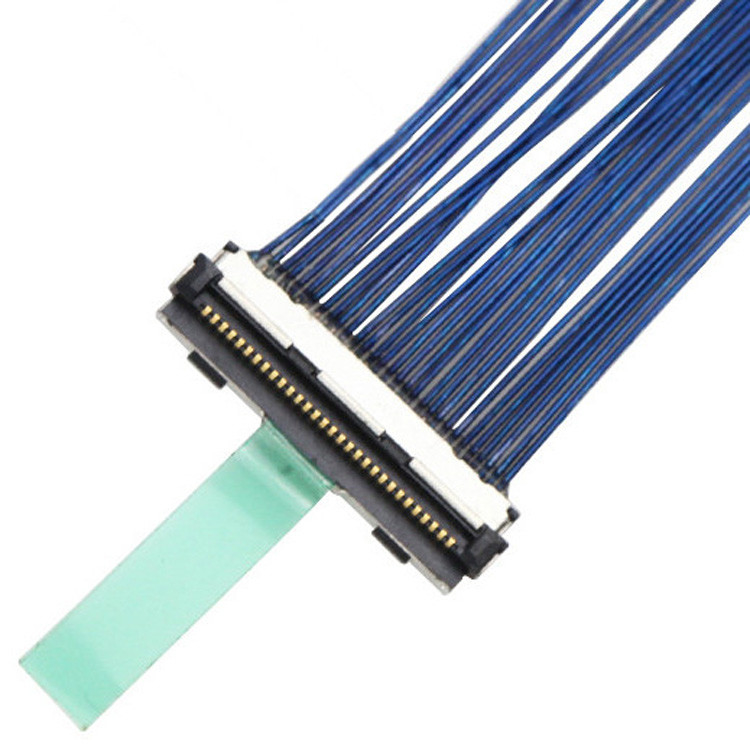 30-Pin-LVDS-Mikro-Koaxialkabel mit 0,5 mm Abstand, -Anschluss, als DF80D-30P-0,5SD bezeichnet