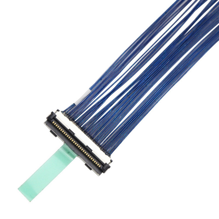 30-Pin-LVDS-Mikro-Koaxialkabel mit 0,5 mm Abstand, -Anschluss, als DF80D-30P-0,5SD bezeichnet