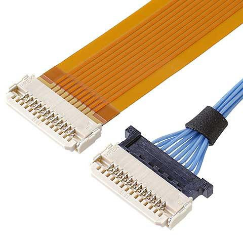 Koaxialkabel-Verbindungsstück Lvds für Neigung 6 Pin Fpc Lcd-Monitor-DW-5 20598-006T-02 0.5mm