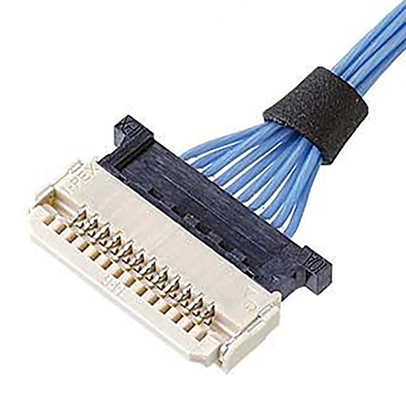 Koaxialkabel-Verbindungsstück Lvds für Neigung 6 Pin Fpc Lcd-Monitor-DW-5 20598-006T-02 0.5mm