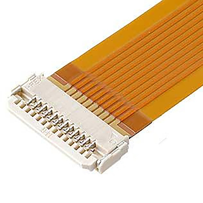 Koaxialkabel-Verbindungsstück Lvds für Neigung 6 Pin Fpc Lcd-Monitor-DW-5 20598-006T-02 0.5mm