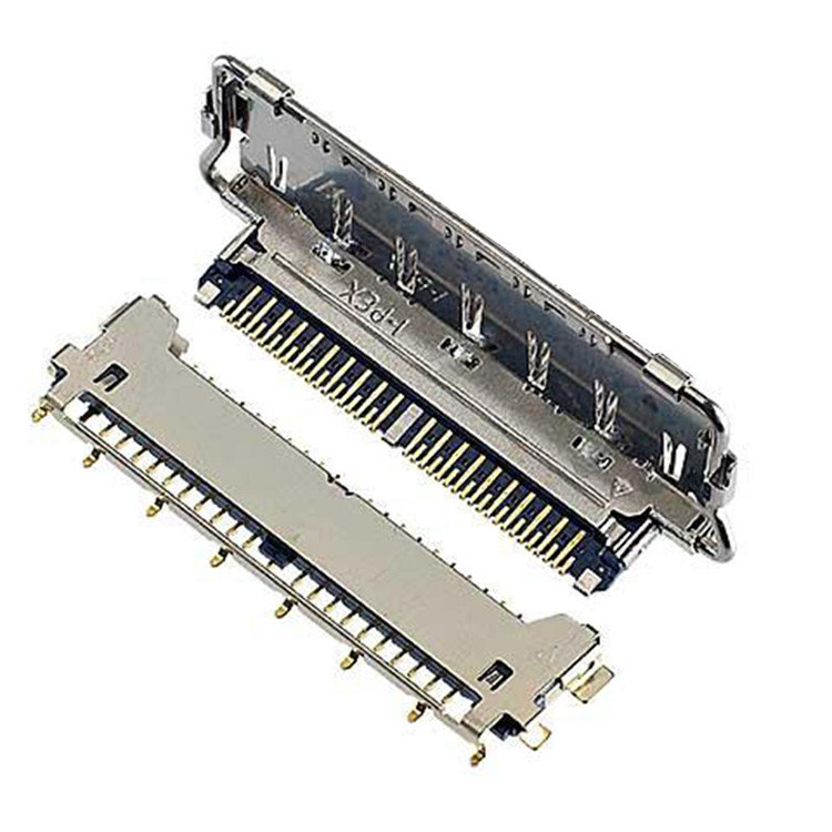 Horizontale Paarung Typ Mikrokoaxialanschluss Lvds Anschluss Typen 40 Pin Lvds Anschluss 20977-040T 040E 01