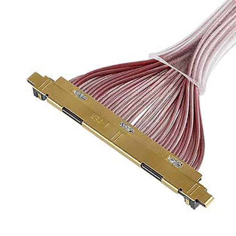 Gerade Winkel vertikale Paarung Typ Mikrokoaxial-Anschluss Kabel-UX II 20531 20532 20533 040T 040E 2799-040 Pitch