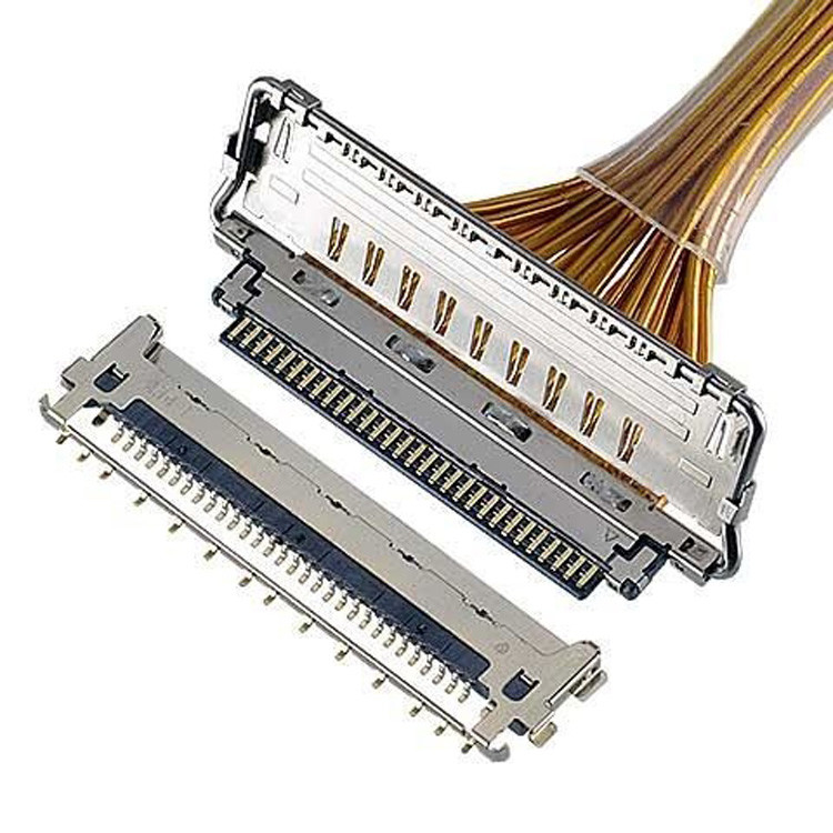 Horizontale Kopplungsart Mikrokoaxialverbindung Kabel VS II 20846-020T 030T 040T 0,5 mm Abstand