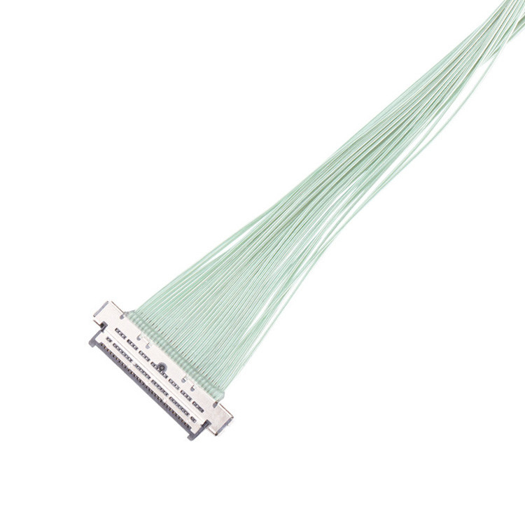 Mikrokoaxialkabelanschluss KEL USL20 30SS mit 0,4 mm Abstand, IDC-Anschluss