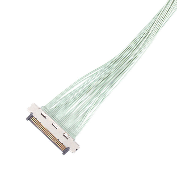 Mikrokoaxialkabelanschluss KEL USL20 30SS mit 0,4 mm Abstand, IDC-Anschluss