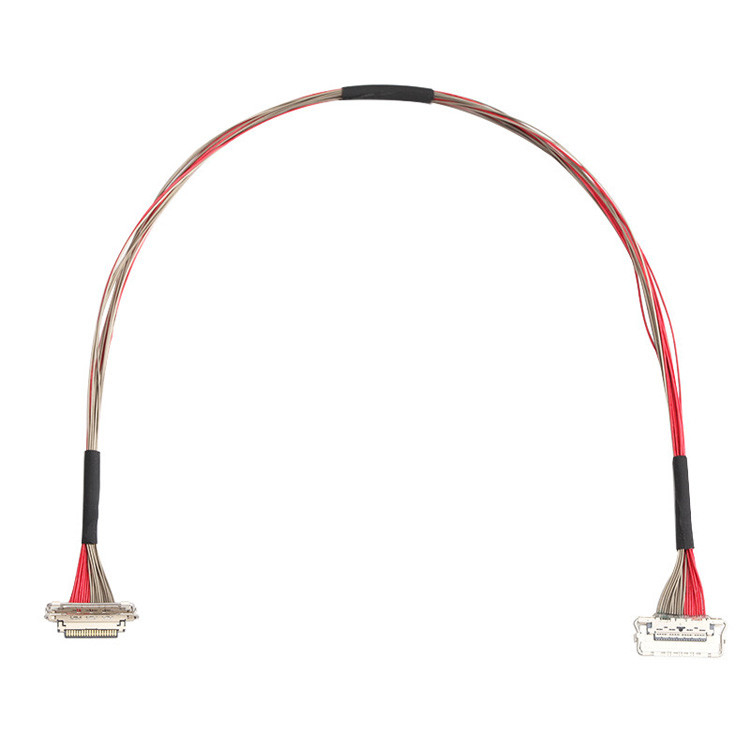 Fabrikmaßnahme I-PEX 20679-020T-01 0,4 mm Tonhöhe 20 Pin LVDS Koaxialkabel 220 mm