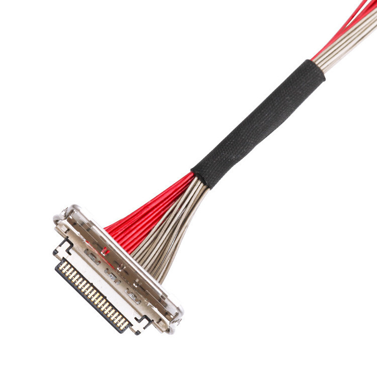 Fabrikmaßnahme I-PEX 20679-020T-01 0,4 mm Tonhöhe 20 Pin LVDS Koaxialkabel 220 mm