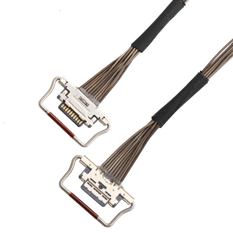 10 Pin EDP I-PEX Koaxial LVDS Kabel 0,4 mm Schwung 20633-310T-01S 38AWG
