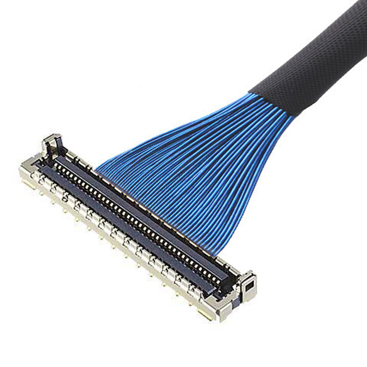 Mikrokoaxial LVDS-Kabel mit EMC-Schutz und mechanischer Verriegelung IPEX MICRO COAX-KABEL 30P CABLINE-UM 20878-030T-01