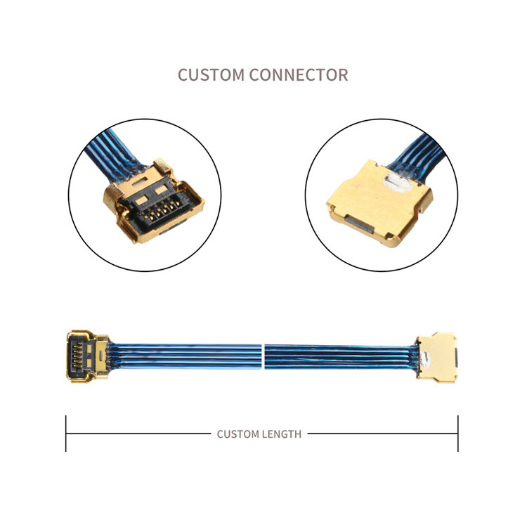 5 Pin 30pin bis 20857-005T-01 I Pex 20380-R30T-060 Lvds 5P Mikrokoaxialkabel