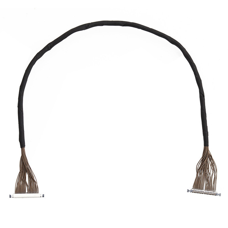 Lvds-Kabel für Drohnen 32P-Anschluss 32-Pin-Mikro-Koaxialkabel I PEX 0,3 mm Tonhöhe 20496-032T-40