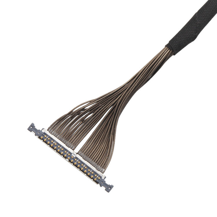 Lvds-Kabel für Drohnen 32P-Anschluss 32-Pin-Mikro-Koaxialkabel I PEX 0,3 mm Tonhöhe 20496-032T-40