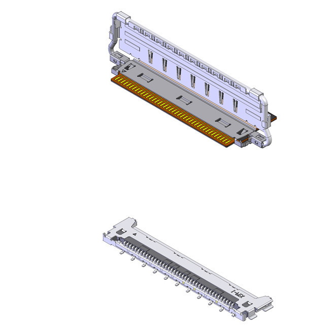 I-PEX Paarungsrichtung Horizontale 20856-050T-01 FFC Koaxialkabel 50P 0,4 mm Schwung