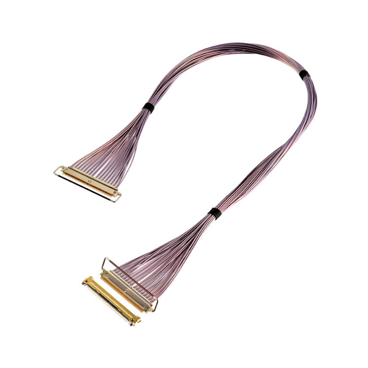 CABLINE-CAP 64 Gbps PAM4 81863-100B-01 50P 0,4 mm Pitch Horizontale Kopplungsart Mikrokoaxialkabelanlage OEM/ODM