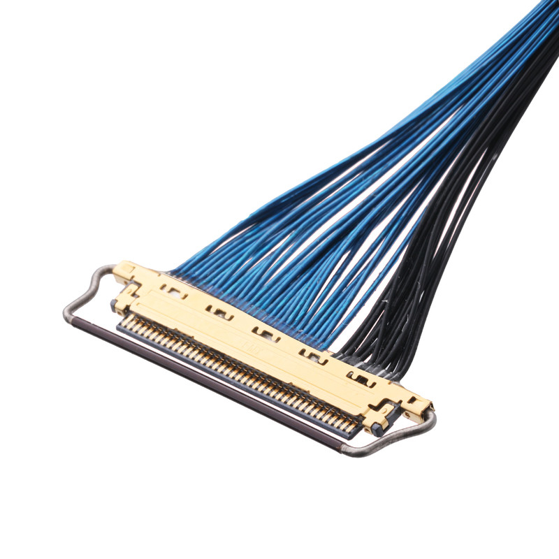 I-PEX CABLINE-CA 20633-250T-01S 50P 0,4 mm Abstand Horizontale Verbindung Mikrokoaxialanschluss mit mechanischem Verschluss