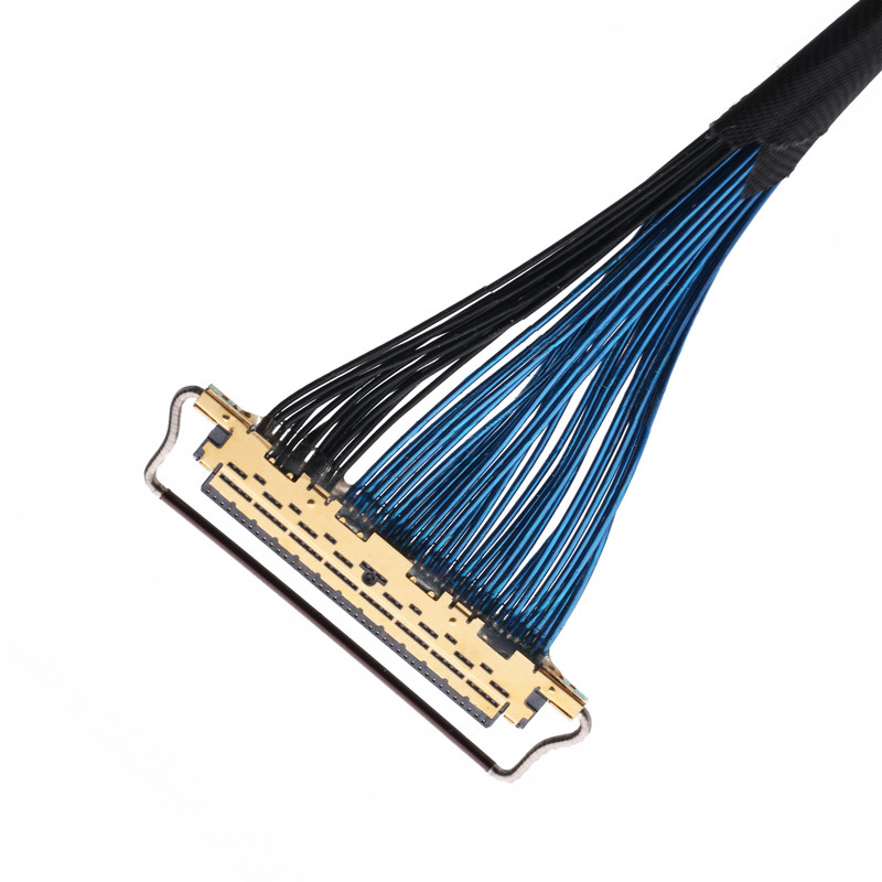 I-PEX CABLINE-CA 20633-250T-01S 50P 0,4 mm Abstand Horizontale Verbindung Mikrokoaxialanschluss mit mechanischem Verschluss