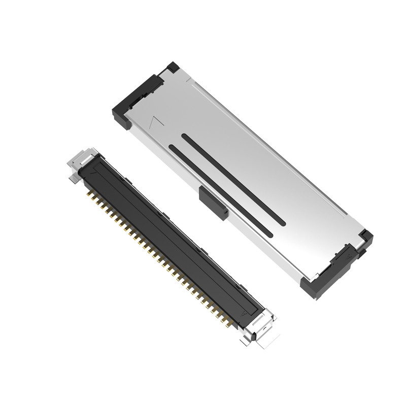 FPL II 20437-030T-01 Horizontale Kopplung Typ Mikrokoaxialanschluss mit mechanischer Sperre 30Pin 40P 50P 0,4 mm Abstand