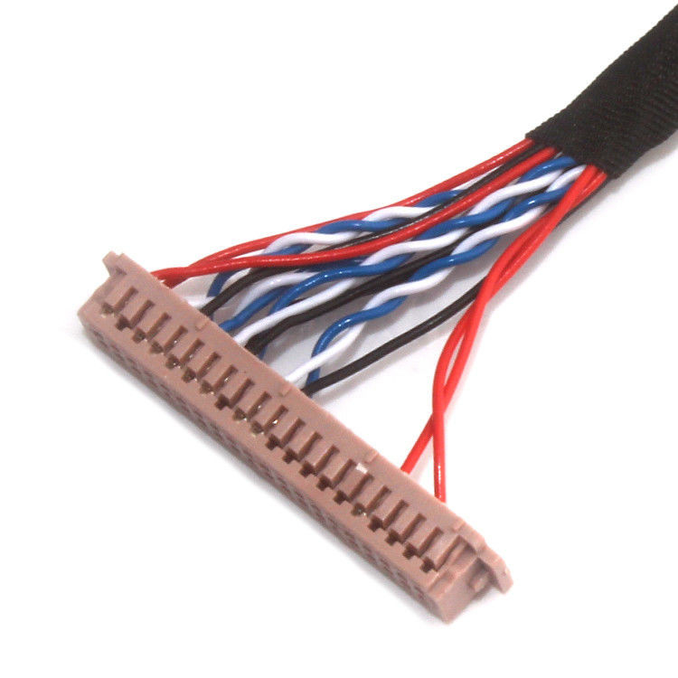 LVDS-Kabelmontage-Pitch 1,25 mm  DF13-40DS-1,25C bis DF 19G-20S