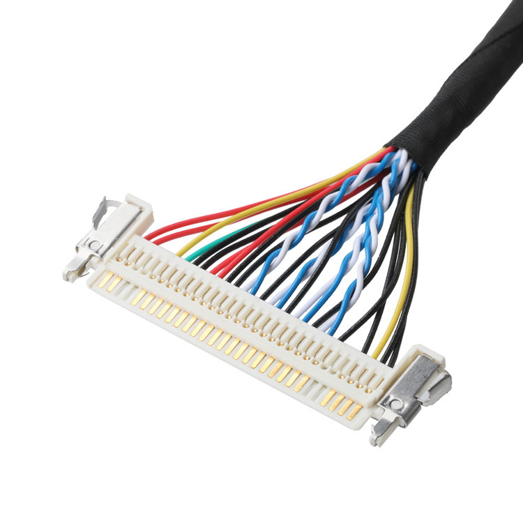 OEM/ODM LVDS-Kabelmontage von JAE FI-X30HL 30P 1,0 mm Abstand zu JAE FI-S20S 20P und SHLP-6P