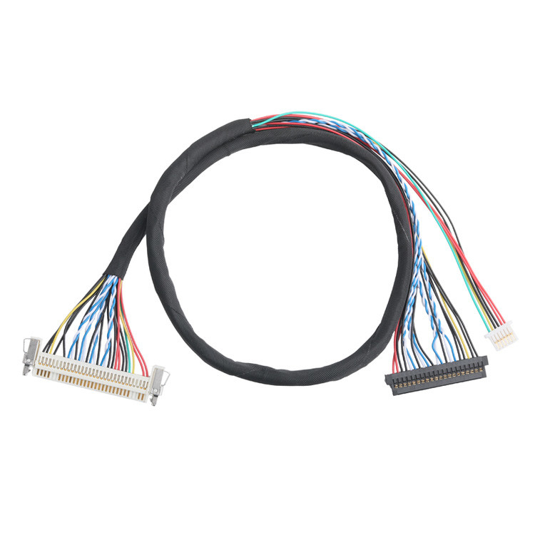 OEM/ODM LVDS-Kabelmontage von JAE FI-X30HL 30P 1,0 mm Abstand zu JAE FI-S20S 20P und SHLP-6P