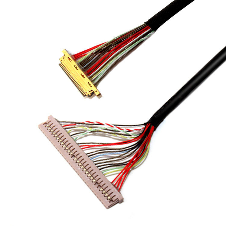 LVDS-Kabel für den LCD-Monitor von 30-Pin auf 30-Pin I PEX 20453 20633 mit 0,4 mm / 1,25 mm Schrägkeit
