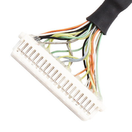 0.5mm Pitch LVDS Kabelmontage ACES 50204-040 1 1-002 bis JST SHDR-40V-S-B